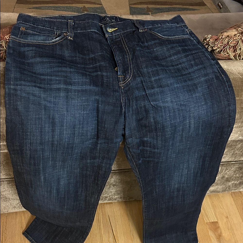 Lucky Brand Men's Dark Blue Straight Jeans